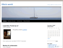 Tablet Screenshot of kikasworld.com